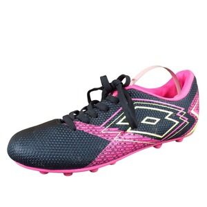 Lotto Forza‎ Elite 3 Girls Soccer Cleats Size Y3.5 Athletic Shoes Pink Black